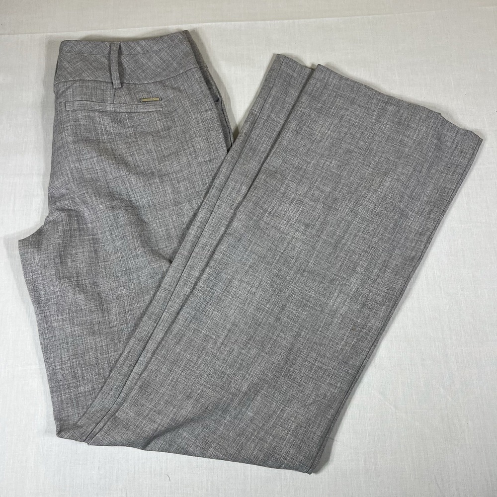 NY&C 7th Avenue Suiting Collection Pants Womens 6 Tall Gray Career Dress Slacks